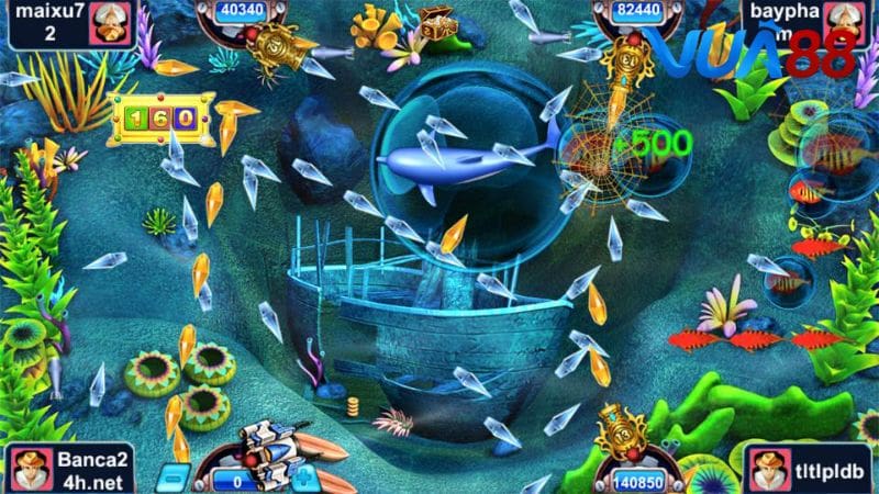 Game săn ngư tạo điều kiện cho bạn thể hiện kỹ năng ngắm bắn rồi kiếm xu thưởng